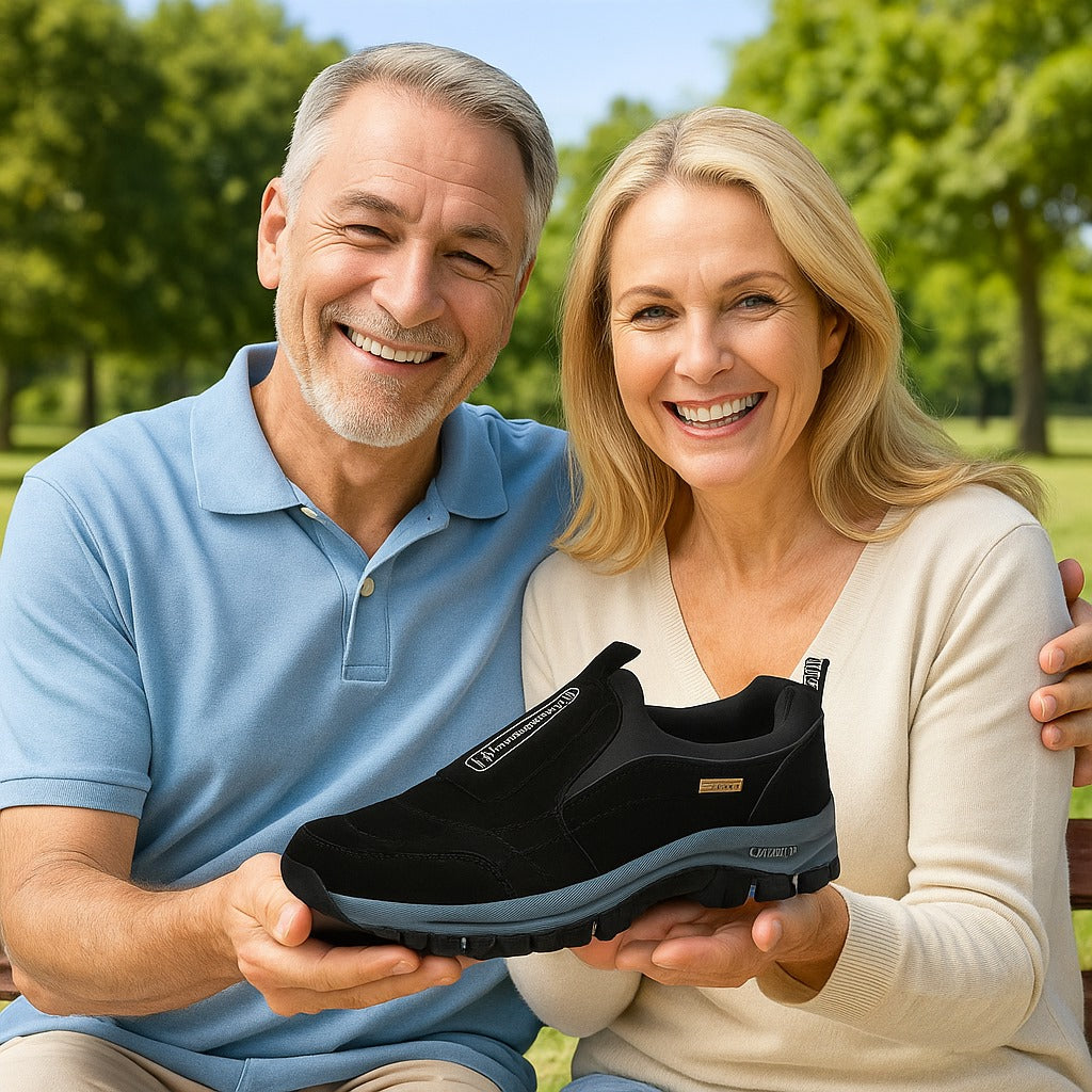 Orthopaedic Winter Shoes for Pain Relief – OrthoMotion Unisex Ergonomic Warm Shoes for Men & Women