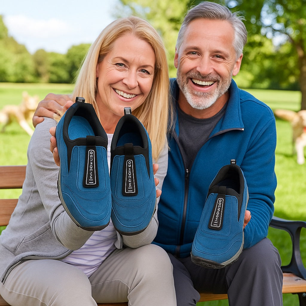 Orthopaedic Winter Shoes for Pain Relief – OrthoMotion Unisex Ergonomic Warm Shoes for Men & Women